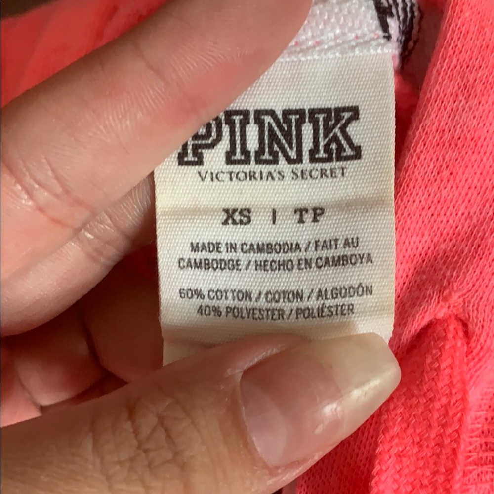 VS Pink neon zip up hoodie - Picture 2 of 2